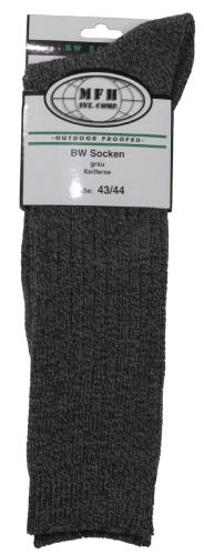 BW Socken, Keilferse, grau