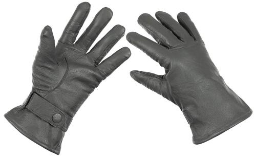 BW Lederhandschuhe, grau