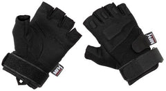Tactical Handschuhe,"Pro", ohne Finger, schwarz