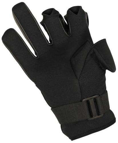 Fingerhandschuhe, "Mesh", Neopren, schwarz