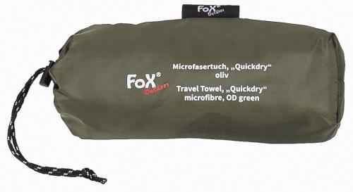 Microfasertuch, "Quickdry" oliv, ca. 130 x 80 cm