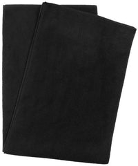Fleece-Schal, schwarz, ca. 160 x 25 cm