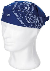 Bandana, royalblau-weiß, ca. 55 x 55 cm, Baumwolle