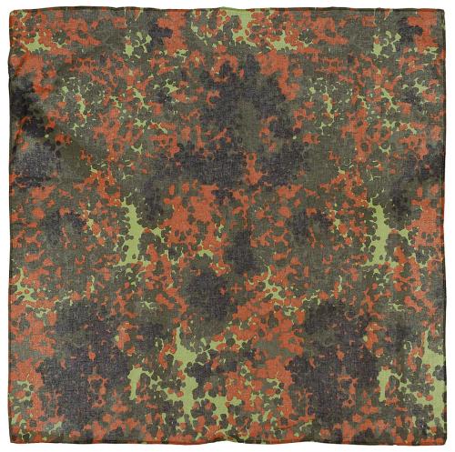 Bandana, flecktarn, ca. 55 x 55 cm, Baumwolle