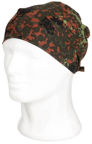 Bandana, flecktarn, ca. 55 x 55 cm, Baumwolle