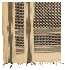 Halstuch, "Shemagh", sand-schwarz
