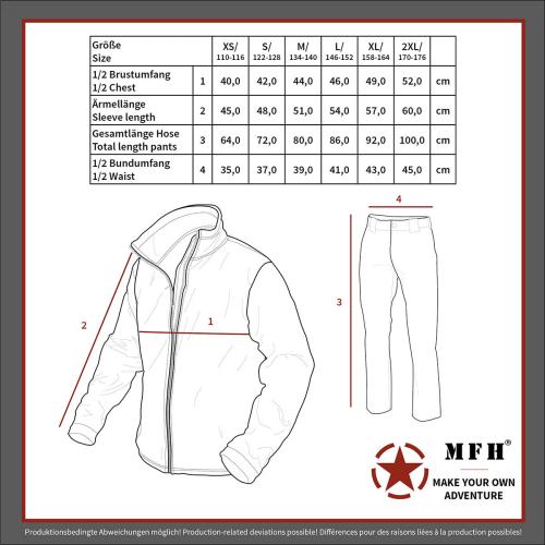 Kinder-Anzug, ACU, Rip Stop, Hose und Jacke, flecktarn