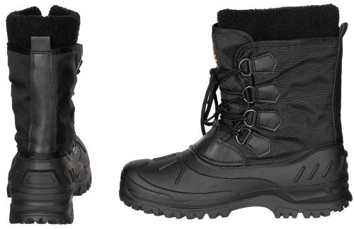 Kälteschutzstiefel, geschnürt, schwarz