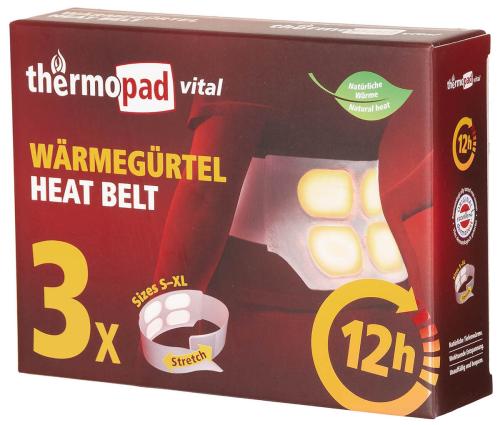 Wärmegürtel, "Thermopad", 3er Pack, Einmalgebrauch