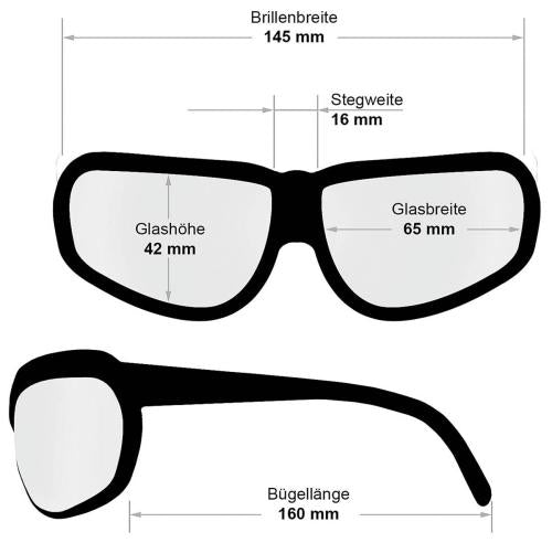 Einsatzbrille, KHS, smoke