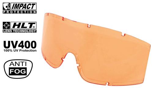 Ersatzscheibe, orange, für Tacticalbrille, KHS
