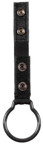 Taschenlampenhalter, mit Ring schwarz