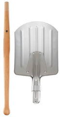 Norw. Schneeschaufel, teilbar, Alu/Holz