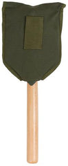 Klappspaten, Holzstiel, "Deluxe", 2-teilig