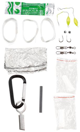 Survival Set, "Parachute Cord", oliv/schwarz