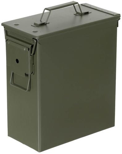 US Munitionskiste, .50 cal., large, PA 60, Metall, oliv