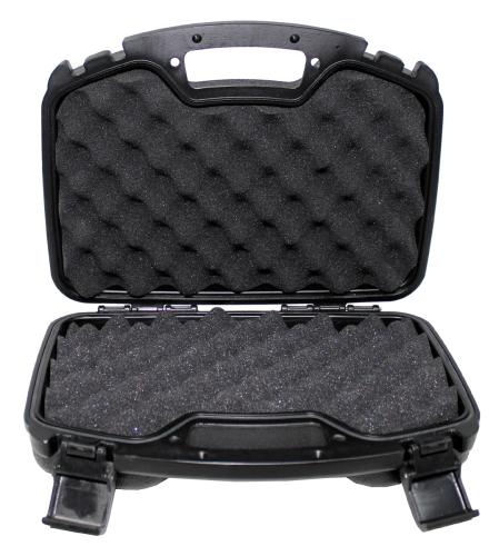Pistolen-Koffer, Kunststoff, groß, abschließbar, schwarz