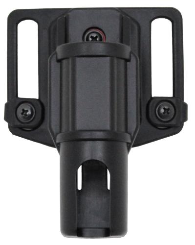 Schlagstockhalter, 9,5 cm, drehbar, schwarz