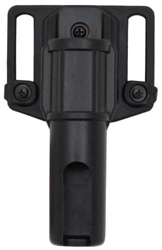 Schlagstockhalter, 12 cm, drehbar, schwarz