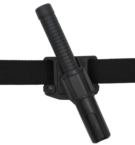 Schlagstockhalter, 12 cm, drehbar, schwarz