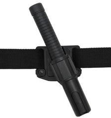 Schlagstockhalter, 12 cm, drehbar, schwarz
