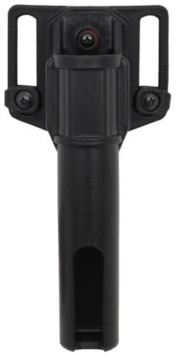 Schlagstockhalter, 16 cm, drehbar, schwarz