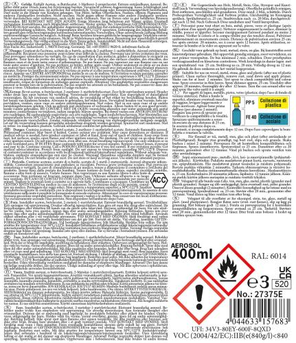 Army Farbspray, OLIV GRÜN, matt, 400 ml