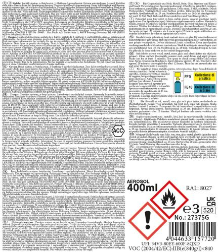 Army Farbspray, BRAUN, matt, 400 ml