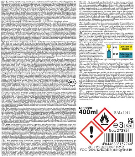 Army Farbspray, COYOTE, matt, 400 ml