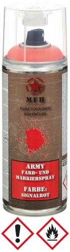 Army Farbspray, SIGNALROT, 400 ml