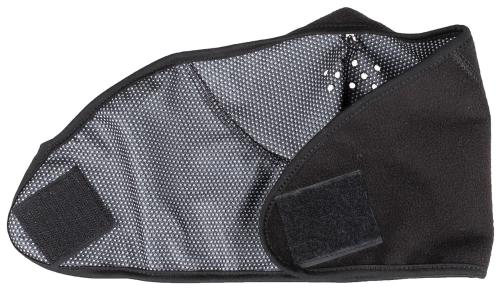 Kälteschutzmaske, Fleece, schwarz, winddicht, wendbar