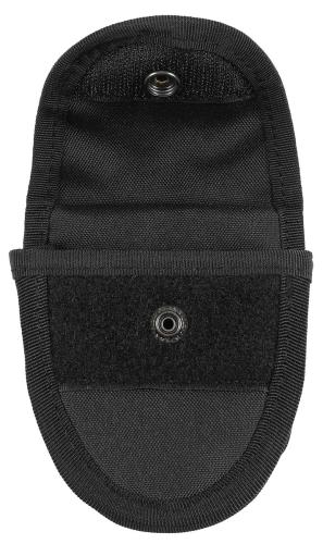 Handschellenetui, Nylon, mit Klett, schwarz