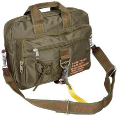 Handtasche, "PT", groß, Karabinerhaken, oliv