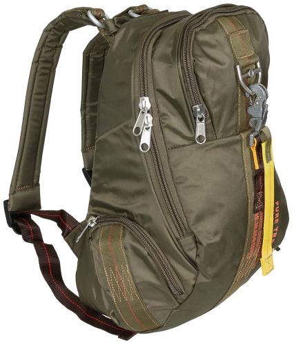 Rucksack, "PT", klein, Karabinerhaken, oliv
