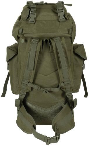 BW Kampfrucksack, "MOLLE", 65 l, Alu-Aussteifung, oliv