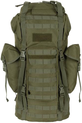 BW Kampfrucksack, "MOLLE", 65 l, Alu-Aussteifung, oliv