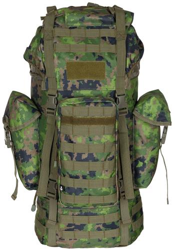 BW Kampfrucksack, "MOLLE", 65 l, Alu-Ausst., M05 tarn