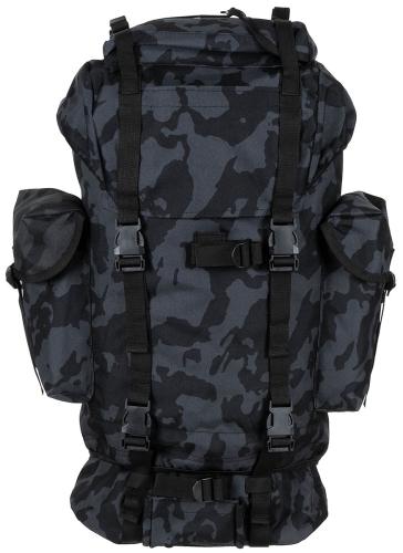 BW Kampfrucksack, 65 l, Alu-Aussteifung, night-camo