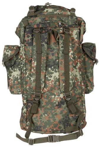 BW Kampfrucksack, 65 l, Alu-Aussteifung, flecktarn