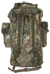 BW Kampfrucksack, 65 l, Alu-Aussteifung, flecktarn