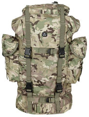 BW Kampfrucksack, 65 l, Alu-Aussteifung, op.-camo
