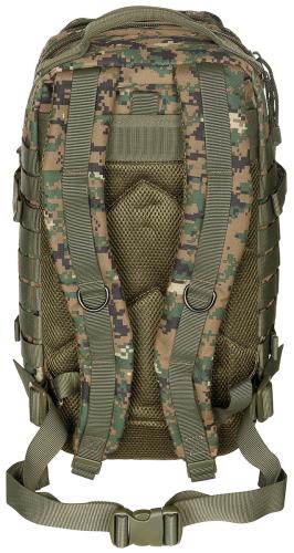 US Rucksack, Assault I, digital woodland