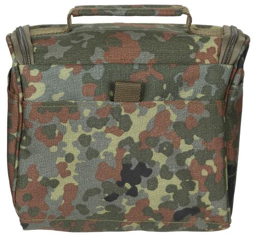 Waschzeugtasche, flecktarn, Cordura