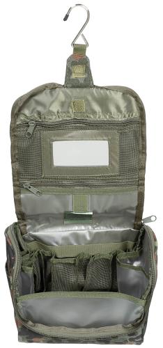 Waschzeugtasche, flecktarn, Cordura