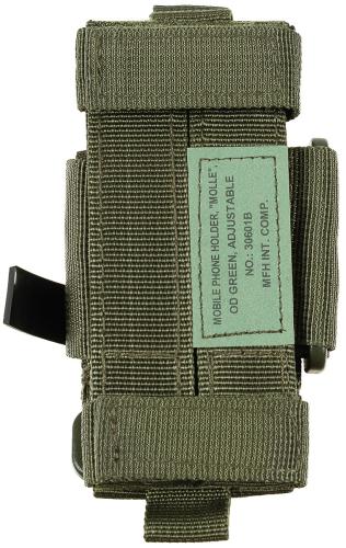 Handyhalter, "MOLLE", oliv, verstellbar