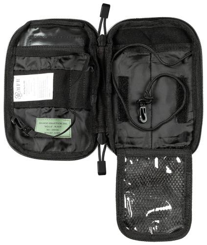 Dokumenten-/Smartphone-Tasche, "MOLLE", schwarz
