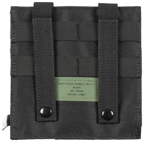 Magazintasche, 2-fach,"MOLLE", schwarz