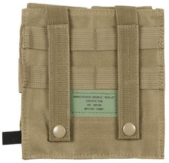 Magazintasche, 2-fach,"MOLLE", coyote tan