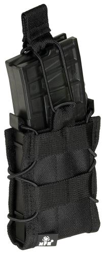 Magazintasche, "Bungee Lock", schwarz