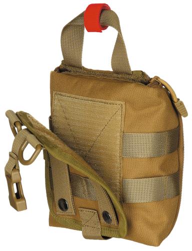 Tasche, Erste-Hilfe, klein, "MOLLE IFAK", coyote tan